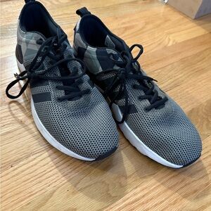 Adidas Men's Black and White Athletic Shoes